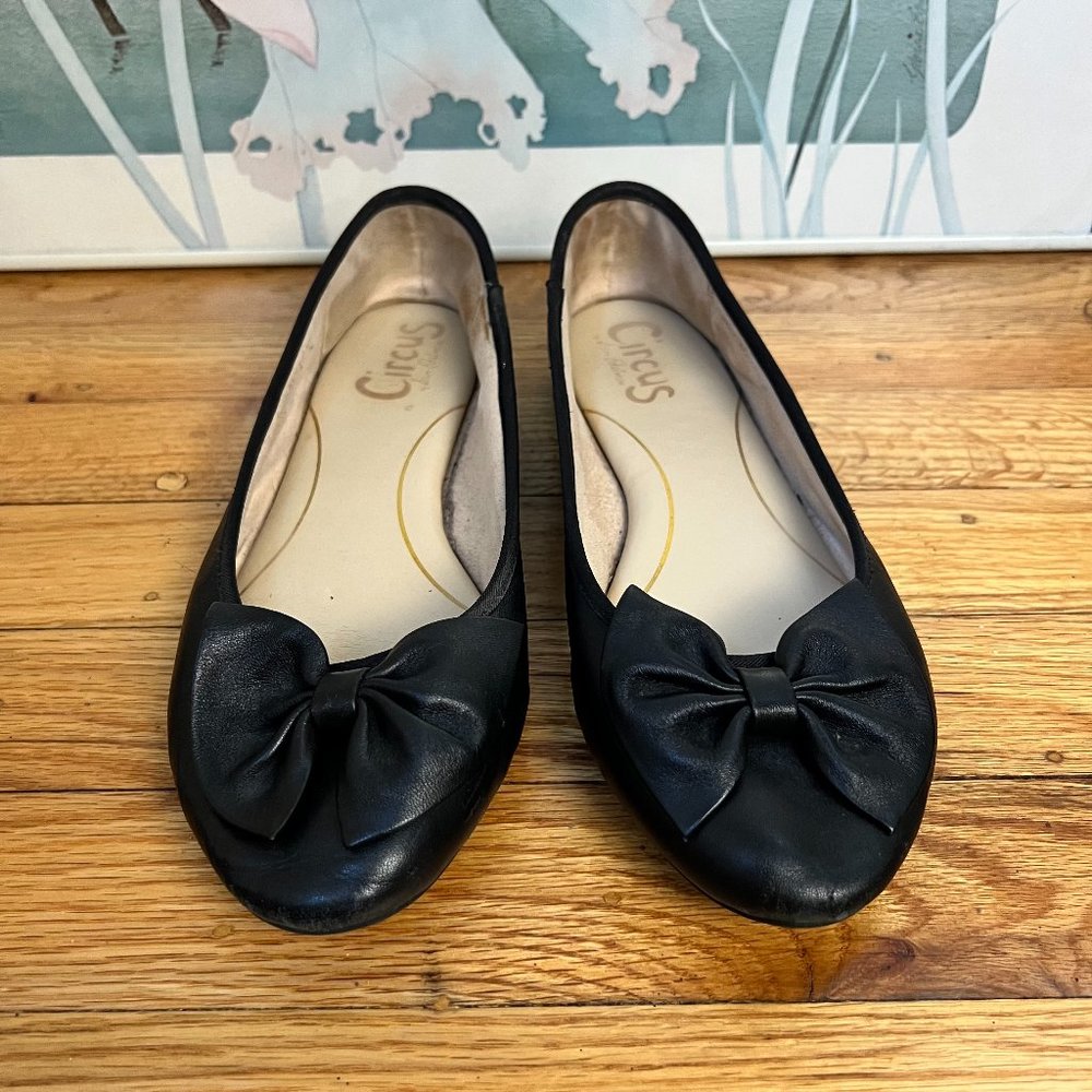 Leather Black Ballet Flats